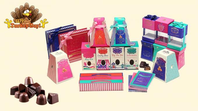 emballage fait sur commande de chocolat de carton de conception de boîtes de luxe à chocolats