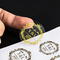 Label Sticker Customized Circular Metal Stamping Sealing Sticker Customized Adhesive Label Bottle Sticker