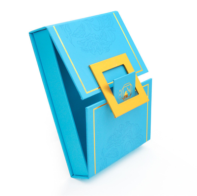 Paperboard Split Jewelry Book Box Gilded Gift Packaging Boxes