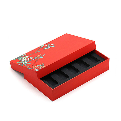 Customized Saffron Essential Oil Skincare Product Packaging Box CMYK Color Offset Printing