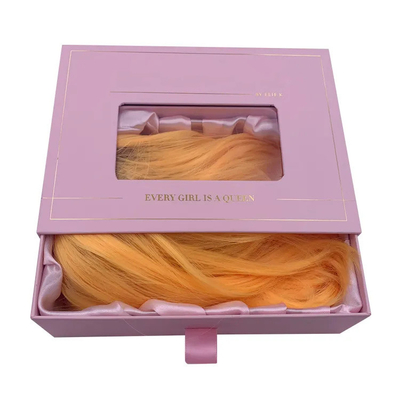 Customized wig packaging box, exquisite hairstyle color box, printed wig packaging box, customized