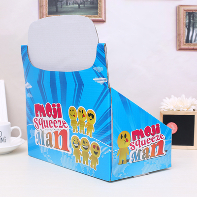 Corrugated display, customized stationery packaging box, cartoon fashion display, customized paper box