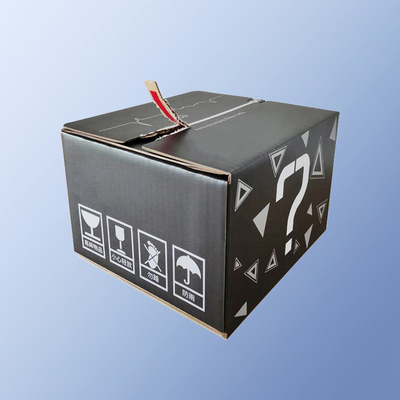 Color printing zipper cardboard box, express delivery paper box, corrugated paper packaging box, customized